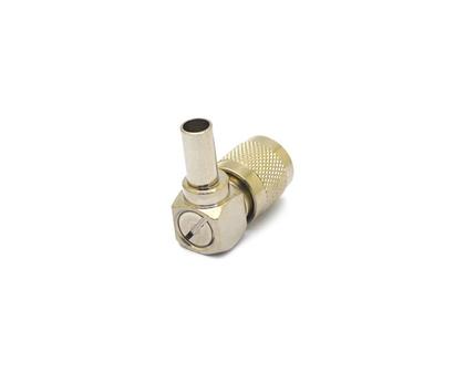 Imagem de Conector TNC Macho Angular Cabo Crimpagem RG-58 / RGC-58 - TM-72 - Gav 112 - KLC