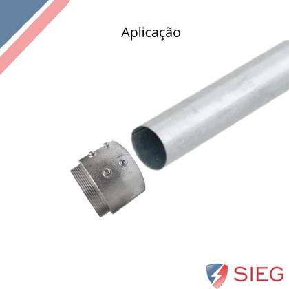 Imagem de Conector Unidute Cônico Sieg Medida 3 Em Alumínio
