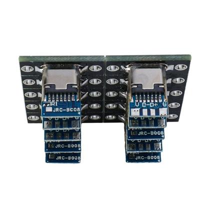 Imagem de Conector USB 3.1 Tipo C  DC Jack 4 Pinos  Placa Fêmea para Carregamento