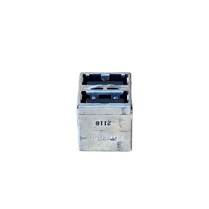 Imagem de Conector Usb Duplo Fêmea Para Solda 8 Pinos Foxconn Ub11123