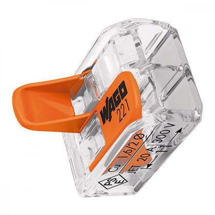 Imagem de Conector Wago 2P 0,14A4,0M 32A 221-412 C/6