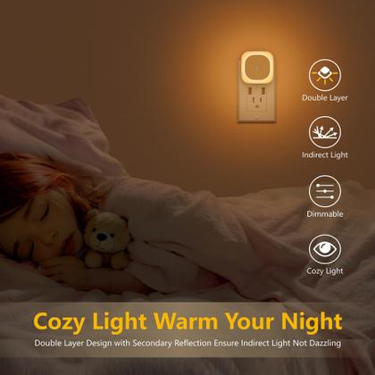 Imagem de Conector YUNLEX de luz noturna com sensor de movimento e do crepúsculo ao amanhecer