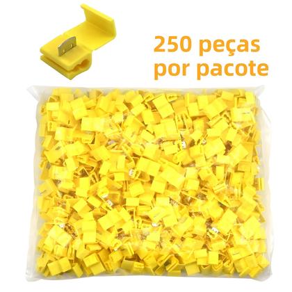 Imagem de Conectores De Cabo Elétrico De Crimpagem Rápida AWG 22-18, Não Destrutivos, Pacote