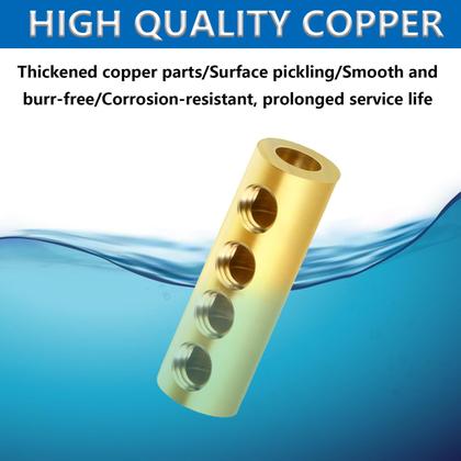 Imagem de Conectores de fio smseace 80 unidades de calibre 6/8/10 com tubos termorretráteis