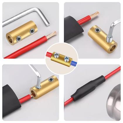 Imagem de Conectores de fio smseace 80 unidades de calibre 6/8/10 com tubos termorretráteis