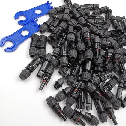 Imagem de Conectores De Painel Solar À Prova d'Água, 5 Pares Com Chave Para Cabo Solar De 2.5, 4 E 6mm²,