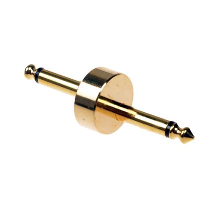 Imagem de Conectores de pedal de guitarra AZOR, pacote com 6, 6,35 mm, macho para macho