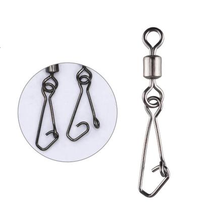 Imagem de Conectores de Pesca - 10 a 100 Peças - Giratórios com Rolinho e Snap