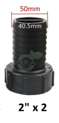 Imagem de Conexão Adaptador Espigão 2 X 2 P/container Ibc