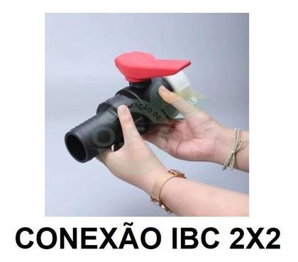 Imagem de Conexão Adaptador Espigão 2 X 2 P/container Ibc