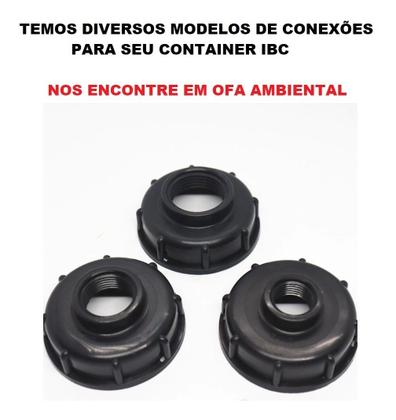 Imagem de Conexão Adaptador Redução Container Ibc 1000l, Redução P 1 Polegada