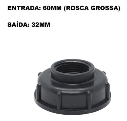 Imagem de Conexão Adaptador Redução Container Ibc 1000l, Redução P 1 Polegada