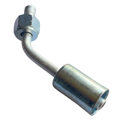 Imagem de Conexão Ar Cond 45 Graus Radial Fêmea 6mm Alumínio Com Clip