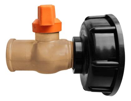 Imagem de Conexão Container Ibc 1000l Com Registro Esfera 3/4 Roscável