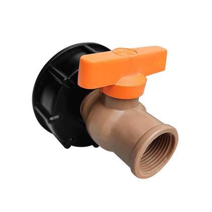 Imagem de Conexão Container Ibc 1000l Com Registro Esfera 3/4 Roscável