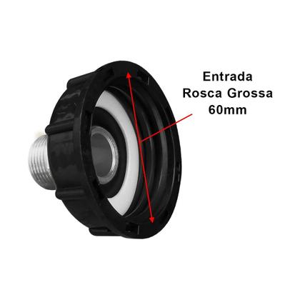 Imagem de Conexão Redução Para Container Ibc Rosca Grossa 2 X 3/4" Npt