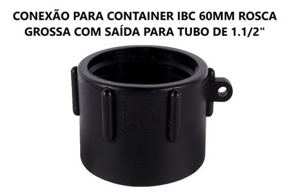 Imagem de Conexão Redução Para Container Ibc Rosca Grossa 60x40mm Ofa