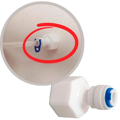 Imagem de Conexão Reta Fêmea 1/2" x Engate Rápido para Mangueira 1/4"