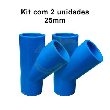 Imagem de Conexões 3/4 Em Y Pvc - Kit C/2 Unidades