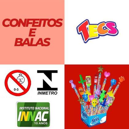 Confeito Bolinhas que Vem com Brinquedos Tutti-Frutti 28g - Tecs Imagem de Confeito Bolinhas que Vem com Brinquedos Tutti-Frutti 28g
