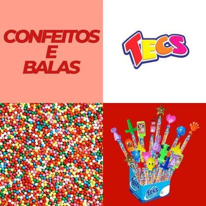 Imagem de Confeito Bolinhas que Vem com Brinquedos Tutti-Frutti 28g