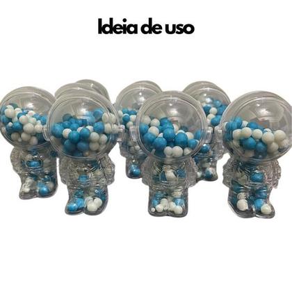 Imagem de Confeito Comestível Açucarado Sprinkles Branco e Vermelho 