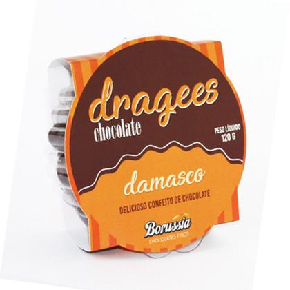Confeito de Damasco Borússia Chocolates - Borússia Chocolates Imagem de Confeito de Damasco Borússia Chocolates