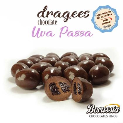 Imagem de Confeito de Uva Passa com Chocolate sem Adição de Açúcares / sem Lactose Borússia Chocolates