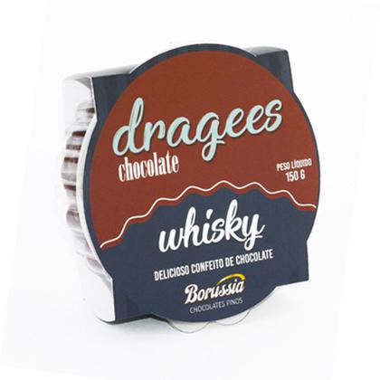 Confeito Licor de Whisky Borússia Chocolates - Borússia Chocolates Imagem de Confeito Licor de Whisky Borússia Chocolates