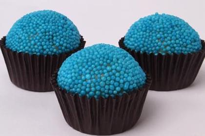 Imagem de Confeito Micanga Azul Mil Cores 500g Mavalerio