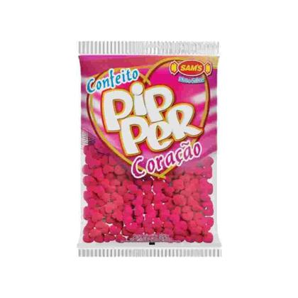 Confeito Pipper Frutas Morango Rosa 500gr Simas Imagem de Confeito Pipper Frutas Morango Rosa 500gr Simas