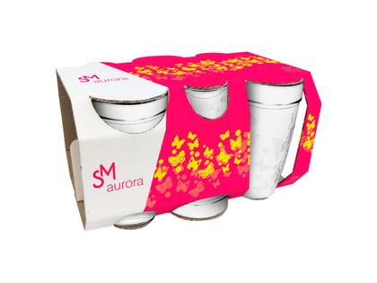 Imagem de Conj. 12 Copos De Vidro Aurora  270ml (SM116-6)