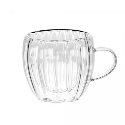 Imagem de Conj 2 xicaras cafe 5891 classic 80ml parede dupla borossilicato lyor design