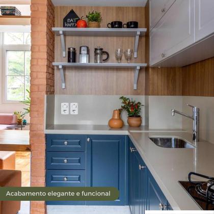 Imagem de Conj. 4X2 - 1 interruptor simples + 1 tomada 2P+T 10A 250V Tramontina Branco