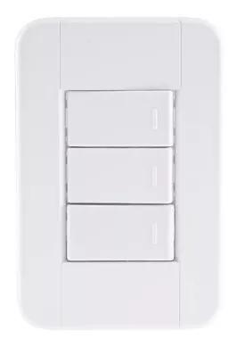 Imagem de Conj com 3 Interruptores Simples 10a Tablet Branco 57240070