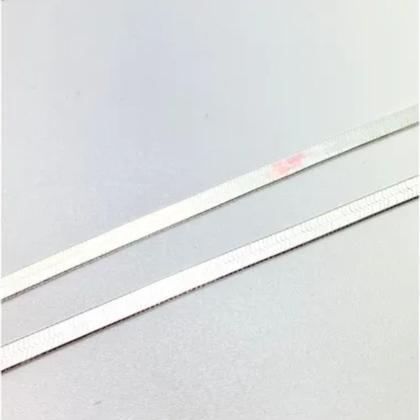 Imagem de Conj Corrente E Pulseira Laminada Prata Maciça 925 45cm
