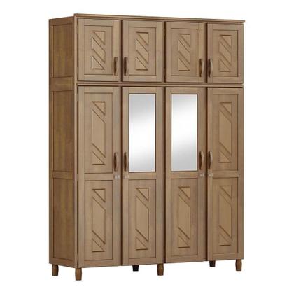 Imagem de Conj De Quarto Guarda-roupa 8 Portas C/ Cômoda Imbuia