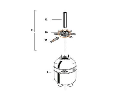 Imagem de Conj Distribuidor Drenante Dos Filtros TP,CFA,FIT Jacuzzi original