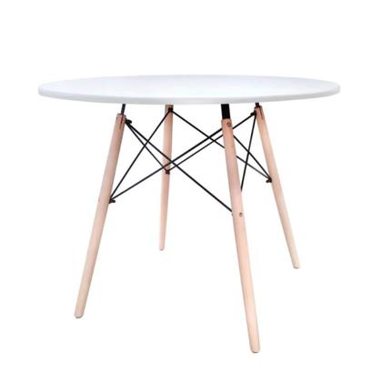 Imagem de Conj Mesa Eames Dsw 110Cm Redondo Com 4 Cad Web Dsw TP Branco - Branco