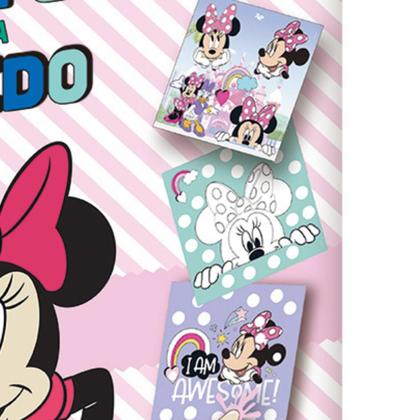 Imagem de Conj. Pintura a Dedo Infantil c/ 6 Cores e Pincel Minnie