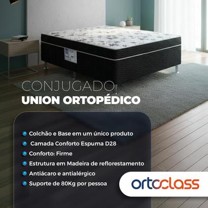 Imagem de Conjugado Union Ortopedic Solteiro (88x188x43) - Ortobom