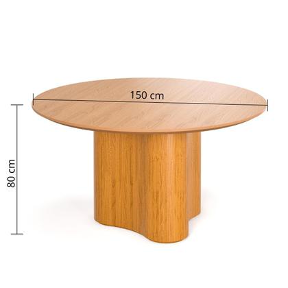 Imagem de Conjunro Jantar Mesa Palmas Redonda c/ 6 Caderias Linha Alta