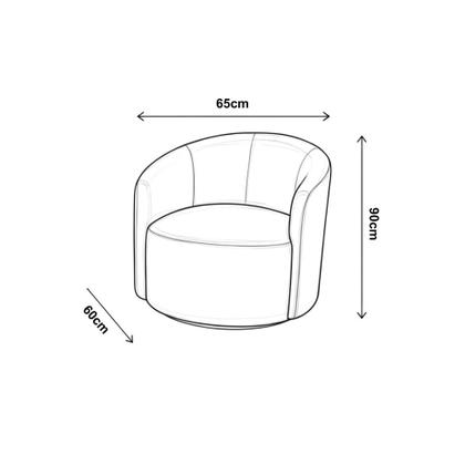 Imagem de Conjunto 01 Poltrona + Sofá e 1 Puff Curvo Orgânico Nature Gaia Veludo - Montanaris Decor
