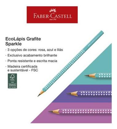 Imagem de Conjunto 02 Kits Ecolápis Faber-castell Sparkle E Two Tone