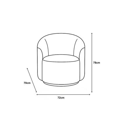 Imagem de Conjunto 02 Poltronas + Sofá e Puff Curvo Orgânico Nature Gaia Boucle Bege - Montanaris Decor
