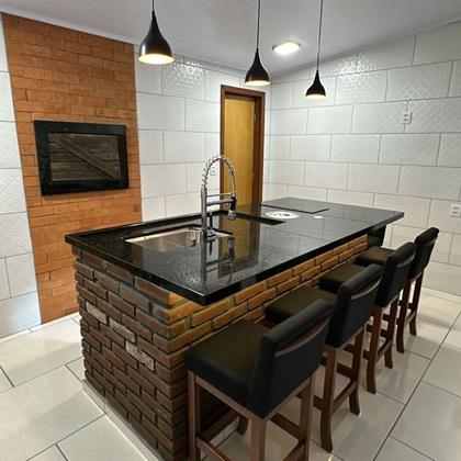 Imagem de Conjunto 04 Banquetas Média em Madeira Maciça Nápoles