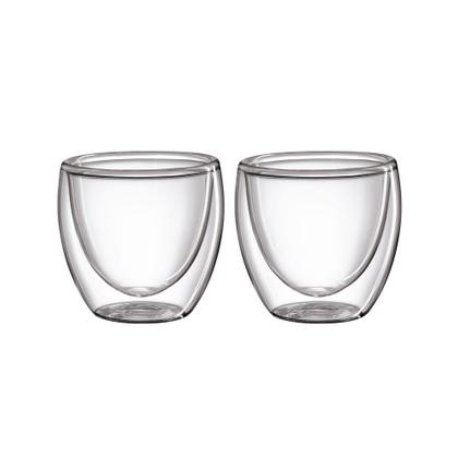 Imagem de Conjunto 06 Copos Para Café Com Parede De Vidro Dupla - Mimo Style