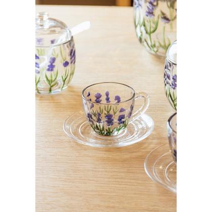 Imagem de Conjunto 06 Xícaras de Chá 220 ml Lavanda Lyor