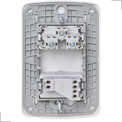 Imagem de Conjunto 1 Interruptor e 1 Tomada 2P+T Miluz 10A 250V 4X2 Schneider