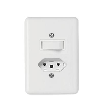 Imagem de Conjunto 1 Interruptor Paralelo + 1 Tomada 3p Ilumi 20280